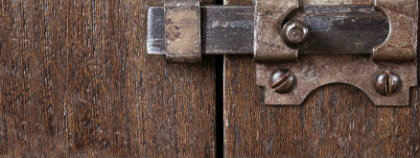 Old door latch