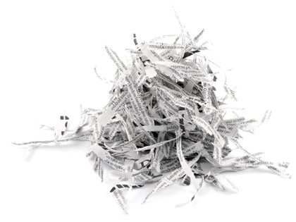 Shredded paper