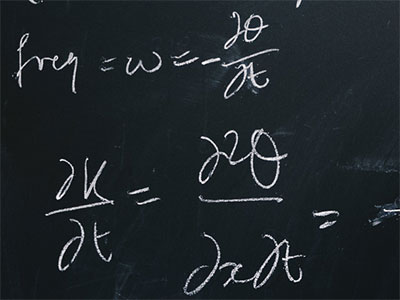 Photograph of a blackboard