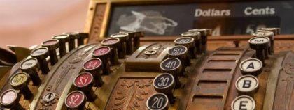 Vintage cash register