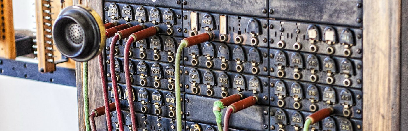 Vintage switchboard