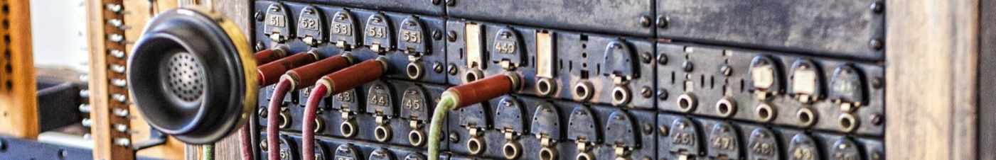 Vintage switchboard